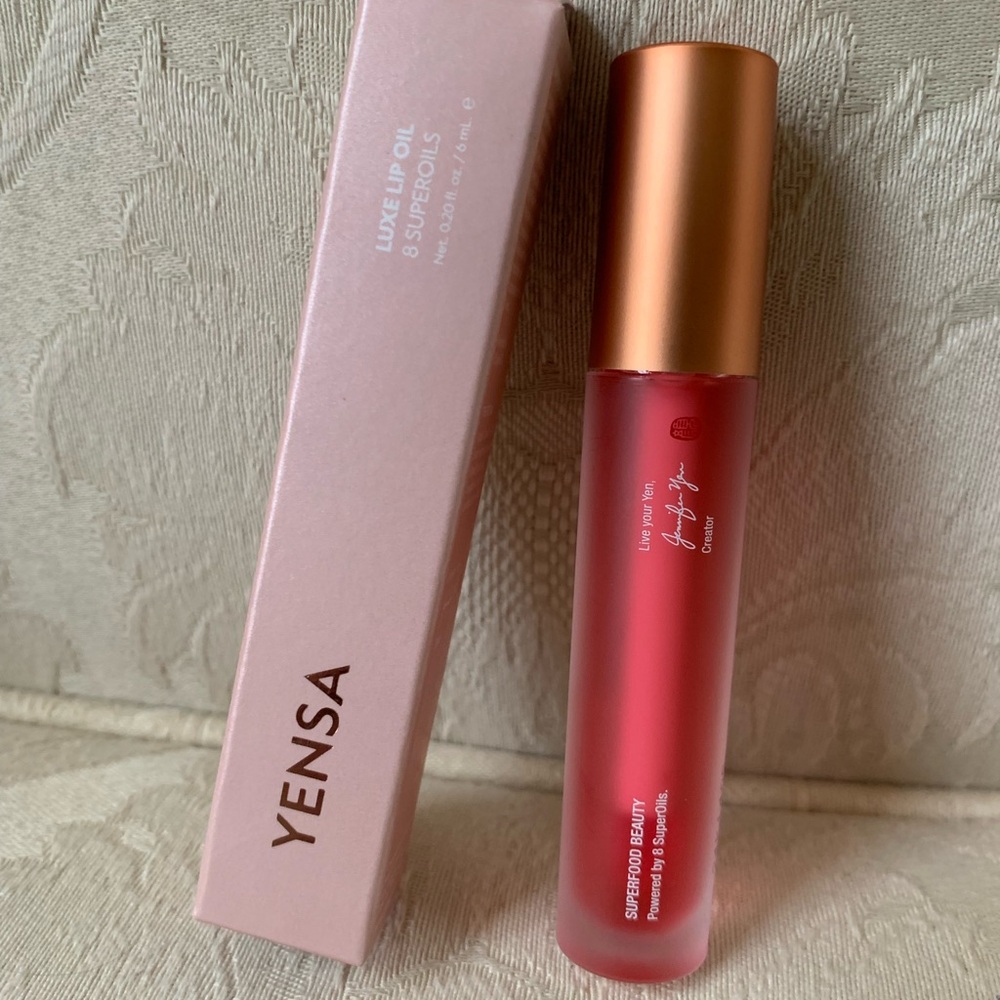 Yensa Beauty Luxe Lip Oil Lipgloss in Pink Shine BNIB